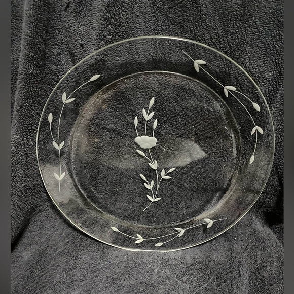 Vintage princess house crystal platter - Picture 1 of 8